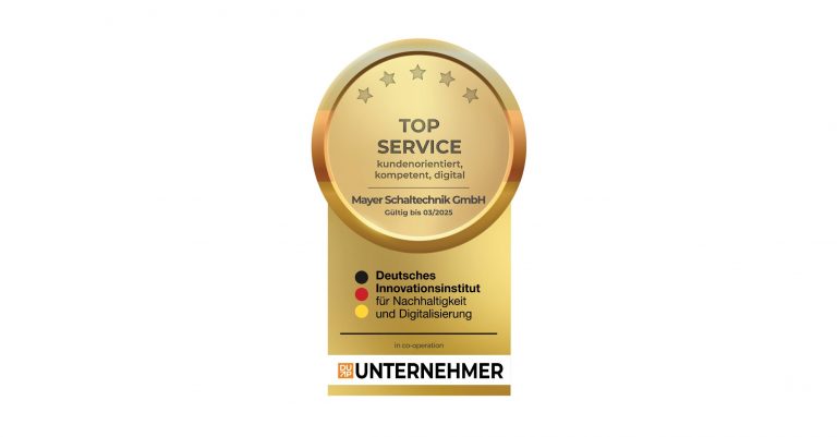 Top Service Siegel | Mayer Schaltechnik